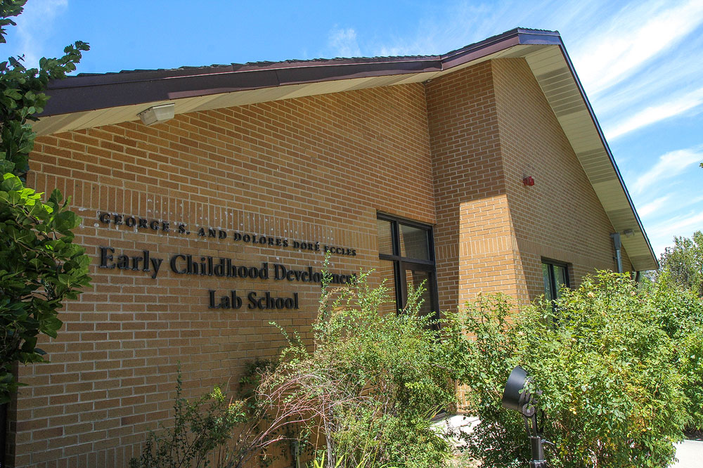 Child care options for SLCC students Front of Eccles Lab building