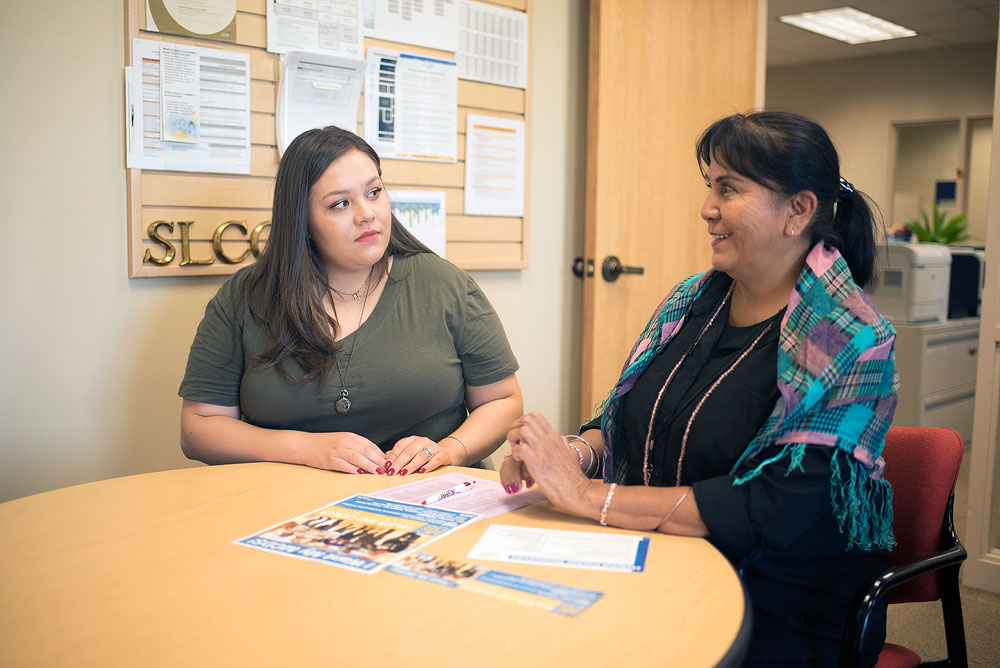 Undecided about your future? SLCC can help Yazzel Corona, left, and Sadie Tsosie
