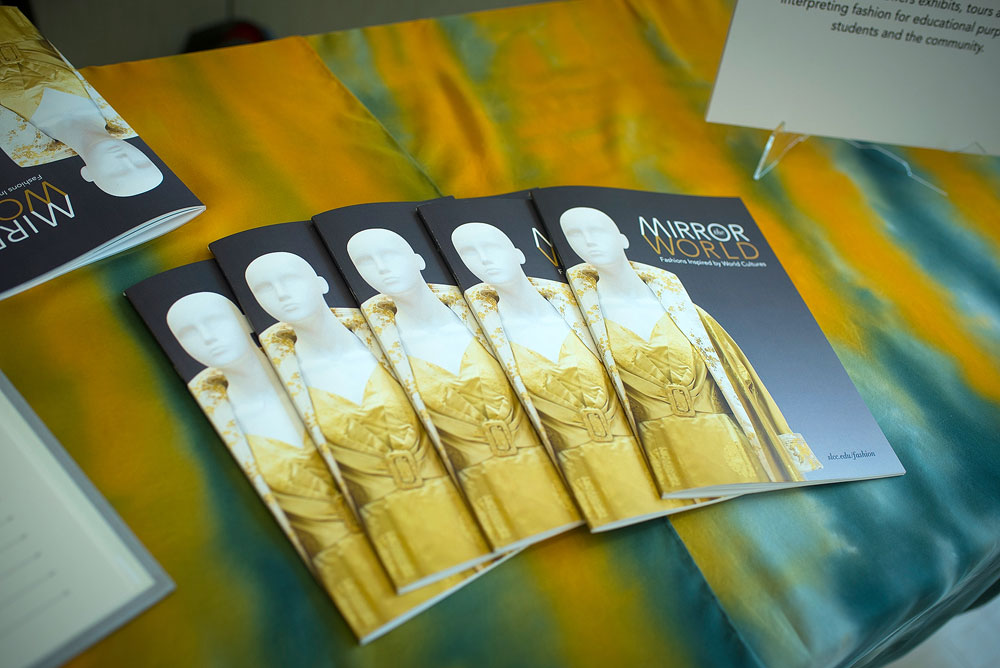 Culture influences new SLCC fashion exhibit Mirror the World pamphlets