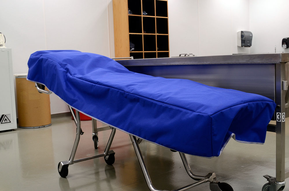 Mortuary science program deals with death Gurney