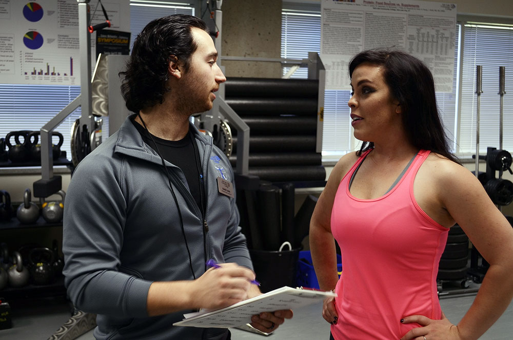 Personal trainers want to enhance your workout Austin Lewis, left, and Summer Yates