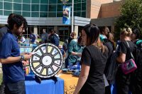 Spin the wheel at the Resource Fair