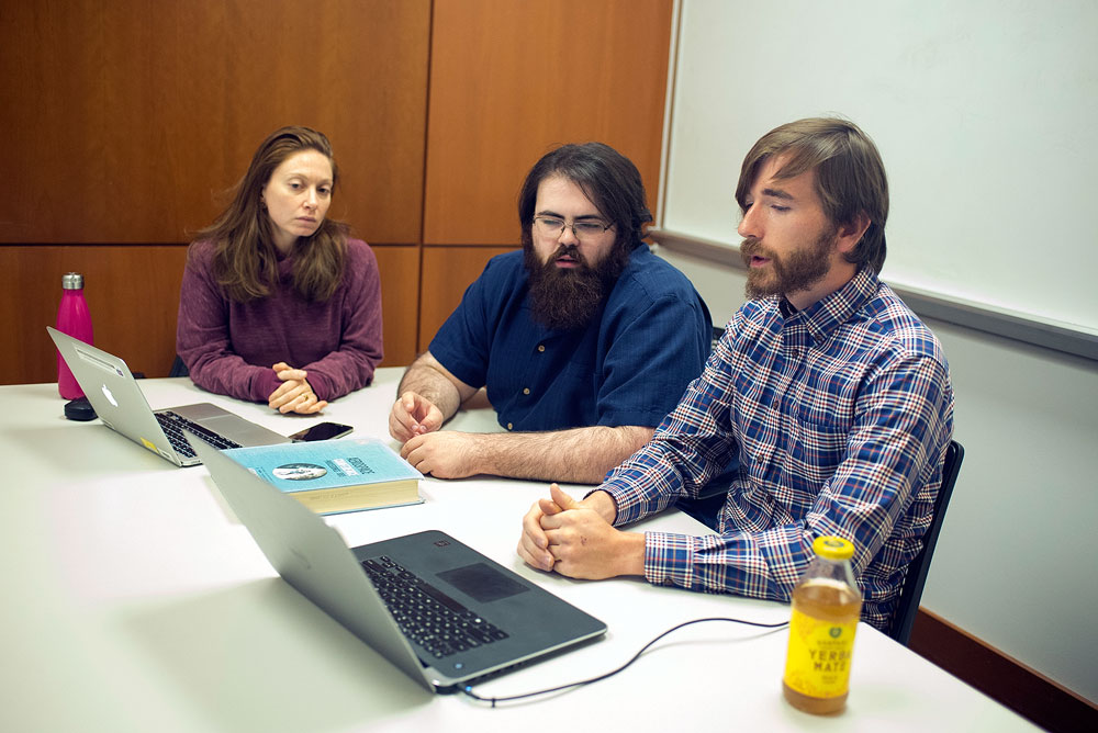 SLCC students hope NASA project takes off From left: Aimee Oz, Bobby Brisendine and Elliott Befus