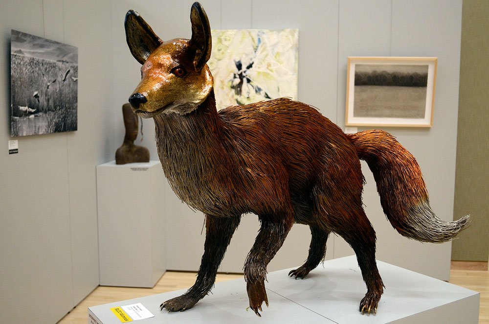 President’s Art Show highlights local artists "Playful Red" by Richard Prazen