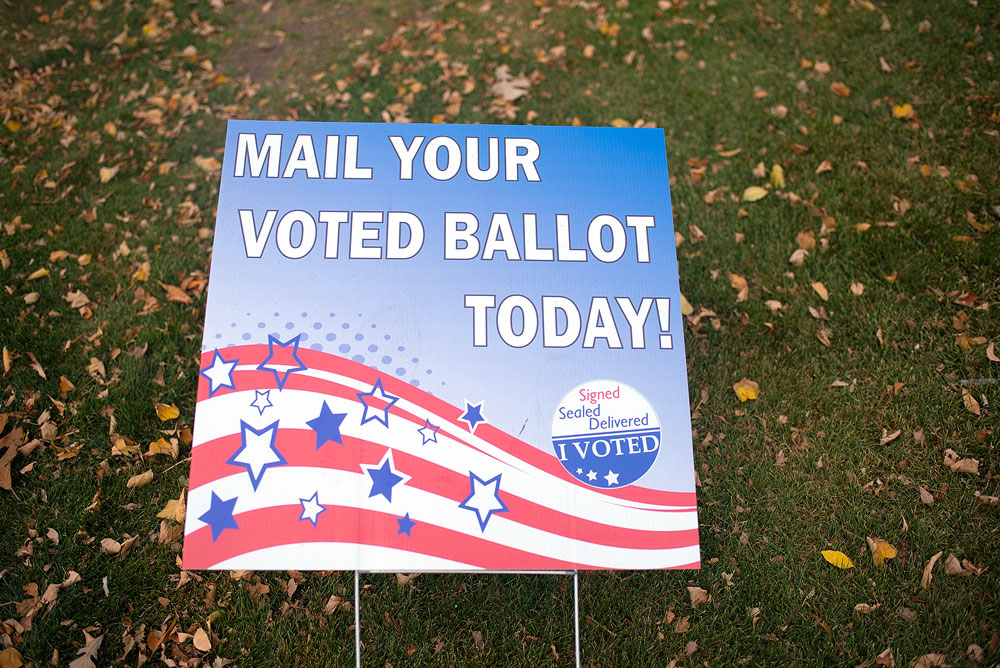 Utah Campus Cup challenges students to vote Mail your voted ballot sign