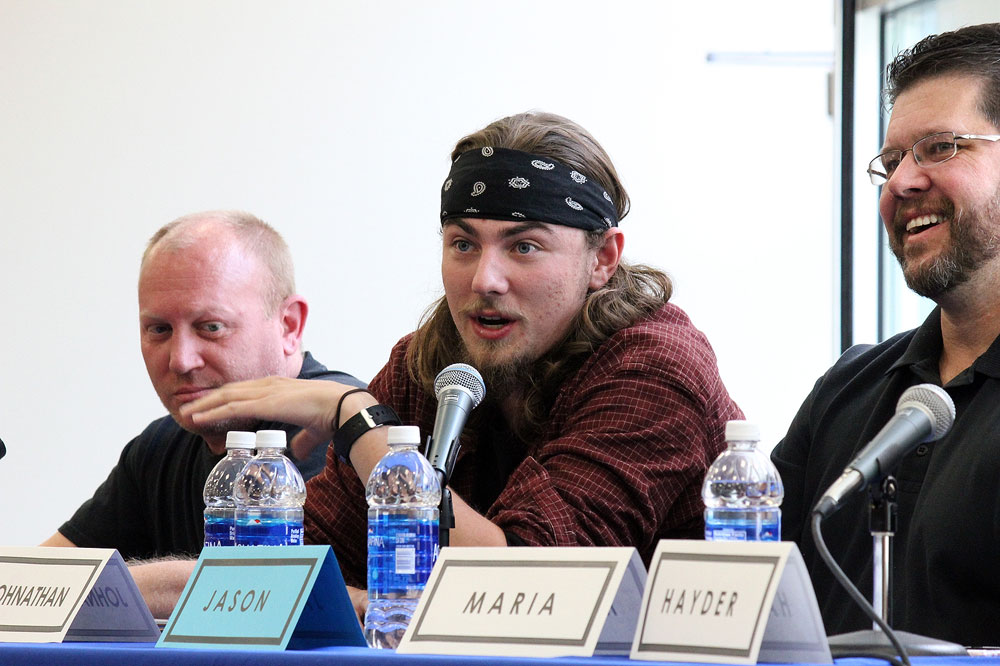 Photos: Student Voices in Aviation Right to left: Jason, Johnathan, Gary