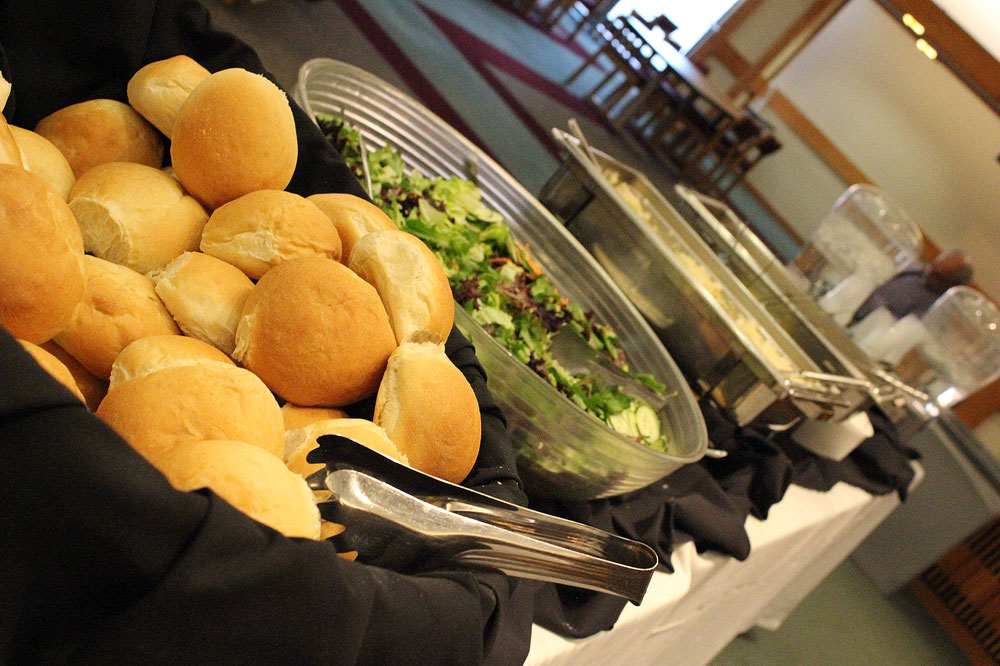 SLCC promotes diversity over dinner Salad and rolls