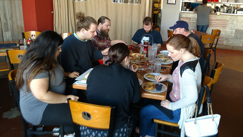 Social Work Association raises money over lunch Social work club lunch