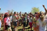 Holi festivalgoers
