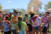 Holi festivalgoers