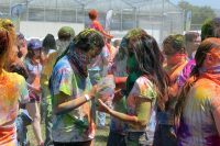 Holi festivalgoers