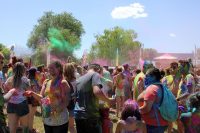 Holi festivalgoers