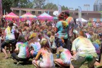 Holi festivalgoers