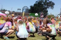 Holi festivalgoers
