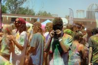 Holi festivalgoers