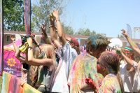 Holi festivalgoers