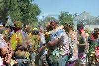 Holi festivalgoers