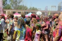 Holi festivalgoers