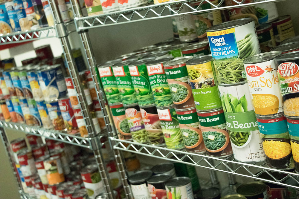 SLCC pantry expands to provide more options Full pantry shelves