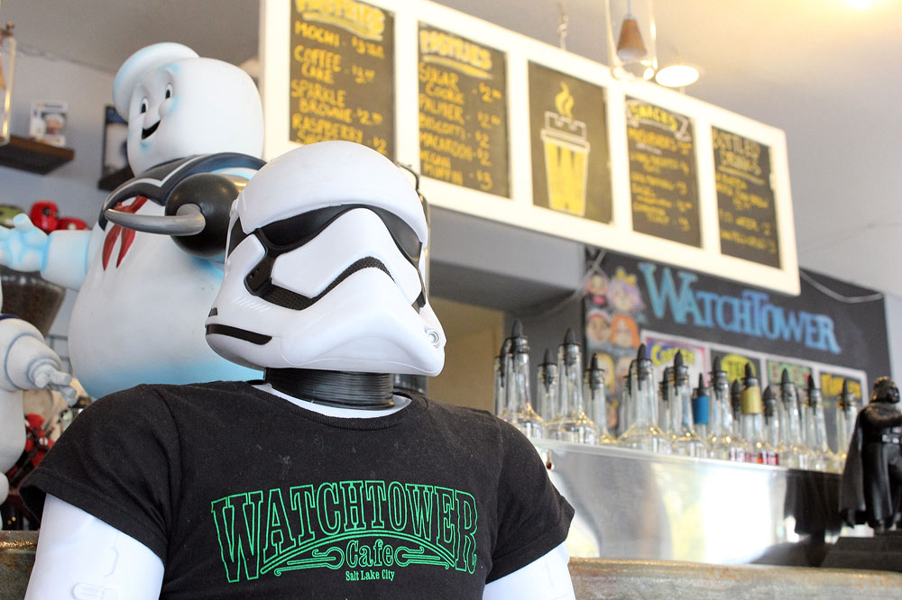 Watchtower Café brews up all kinds of fun Watchtower cafe Storm Trooper