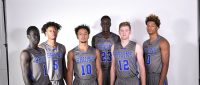 Men’s basketball roars into 2017-18 season From left to right: Bushmen Ebet, Christian Gray, Dalven Brushier, Kur Kuath, Cooper Holt and Isaiah White.