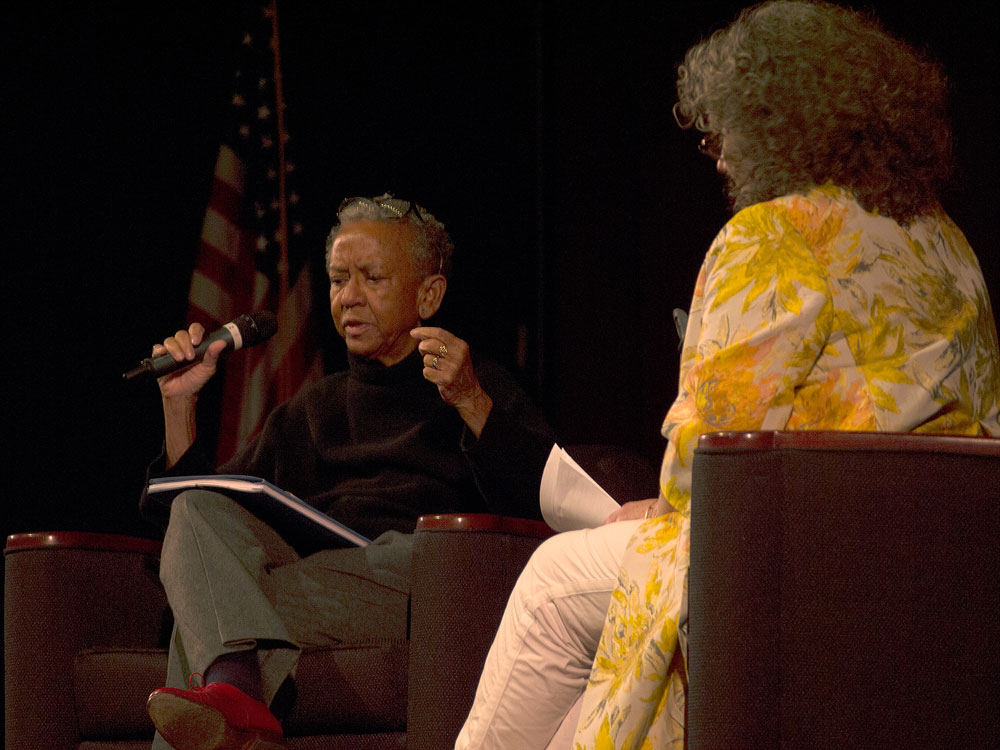 ‘Princess of Black Poetry’ wows audience during MLK event Nikki Giovanni and Lisa Bickmore