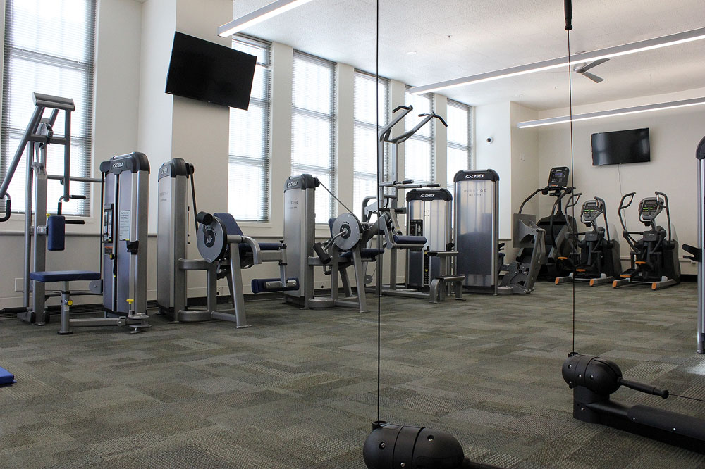 Bruin Fitness Center opens at South City Campus Exercise equipment in the Bruin Fitness Center