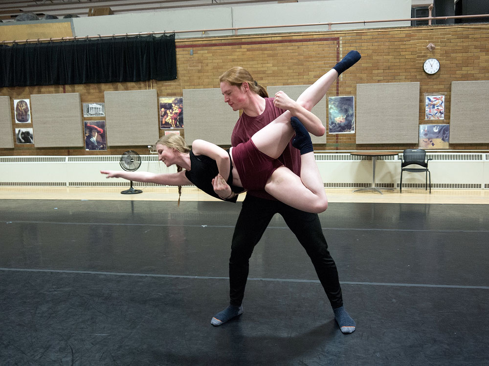 SLCC dancers develop new moves, friendships Amber Faber and Gabe Janke