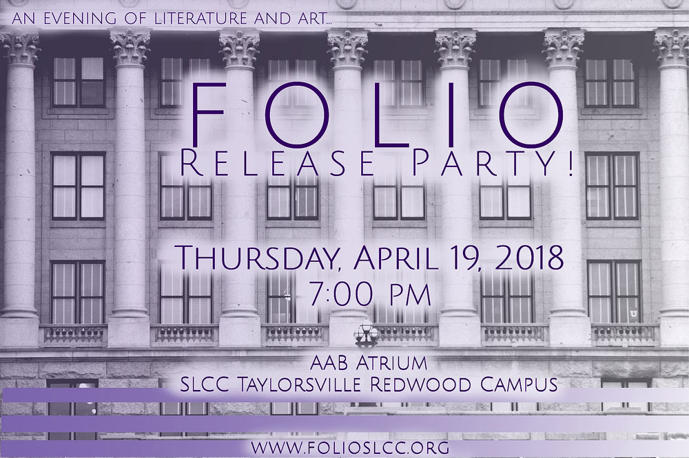 Folio to debut spring 2018 edition Spring 2018 release party graphic