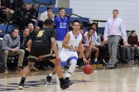 Men’s basketball: Phillips, Bruins plan to rebound after heartbreaking NJCAA exit Josh Colon dribbles