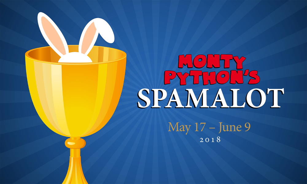 ‘Spamalot’ at the Grand Theatre "Spamalot" banner