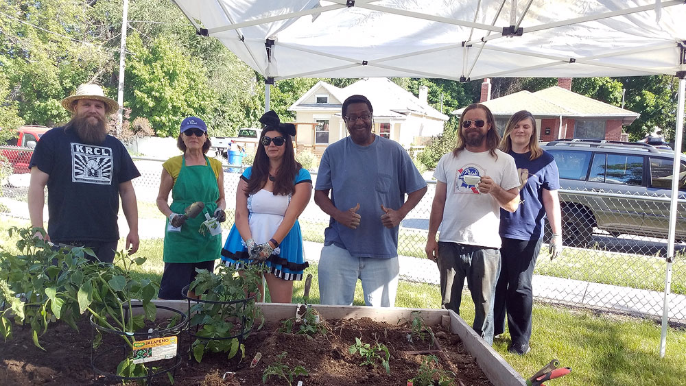 Social Work Association plants seeds of service SWA volunteers