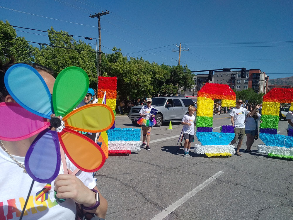 LGBTQ pride: It’s a community thing SLCC in block letters