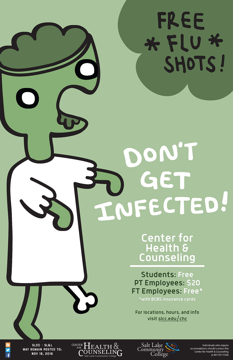 Free flu shots at SLCC: What you need to know Don't get infected