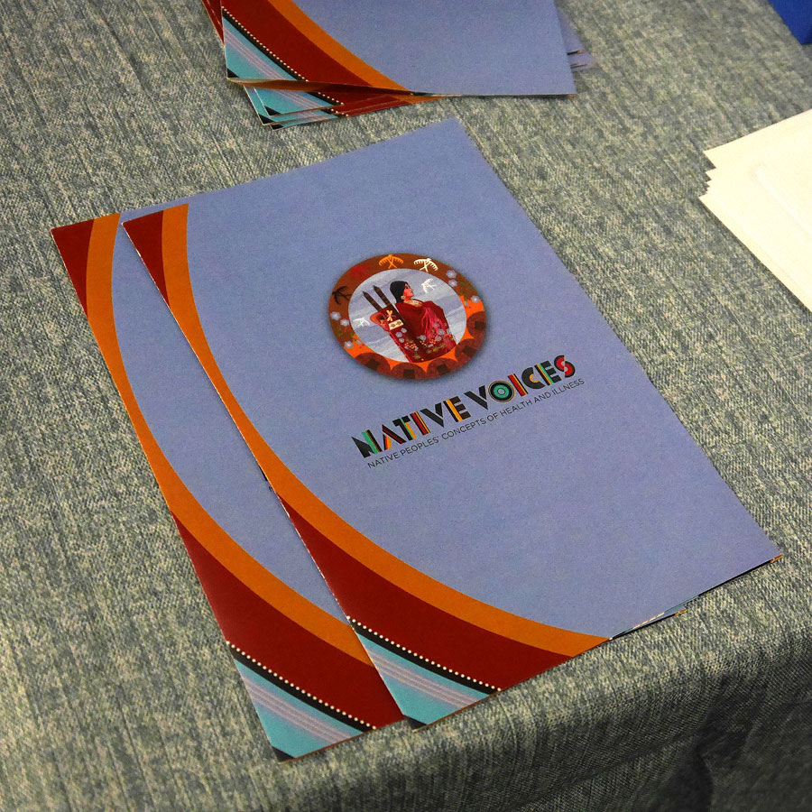 ‘Native Voices’ exhibit explores relationship between health, cultural life "Native Voices" pamphlet