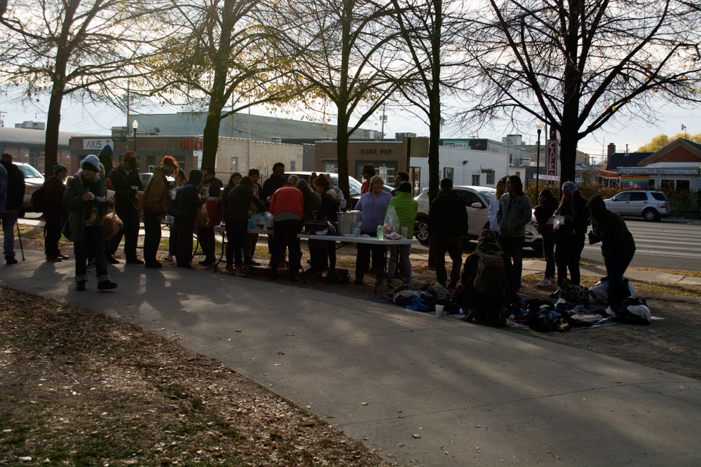 Criminology club members assist the homeless Utah CCJC help the homeless