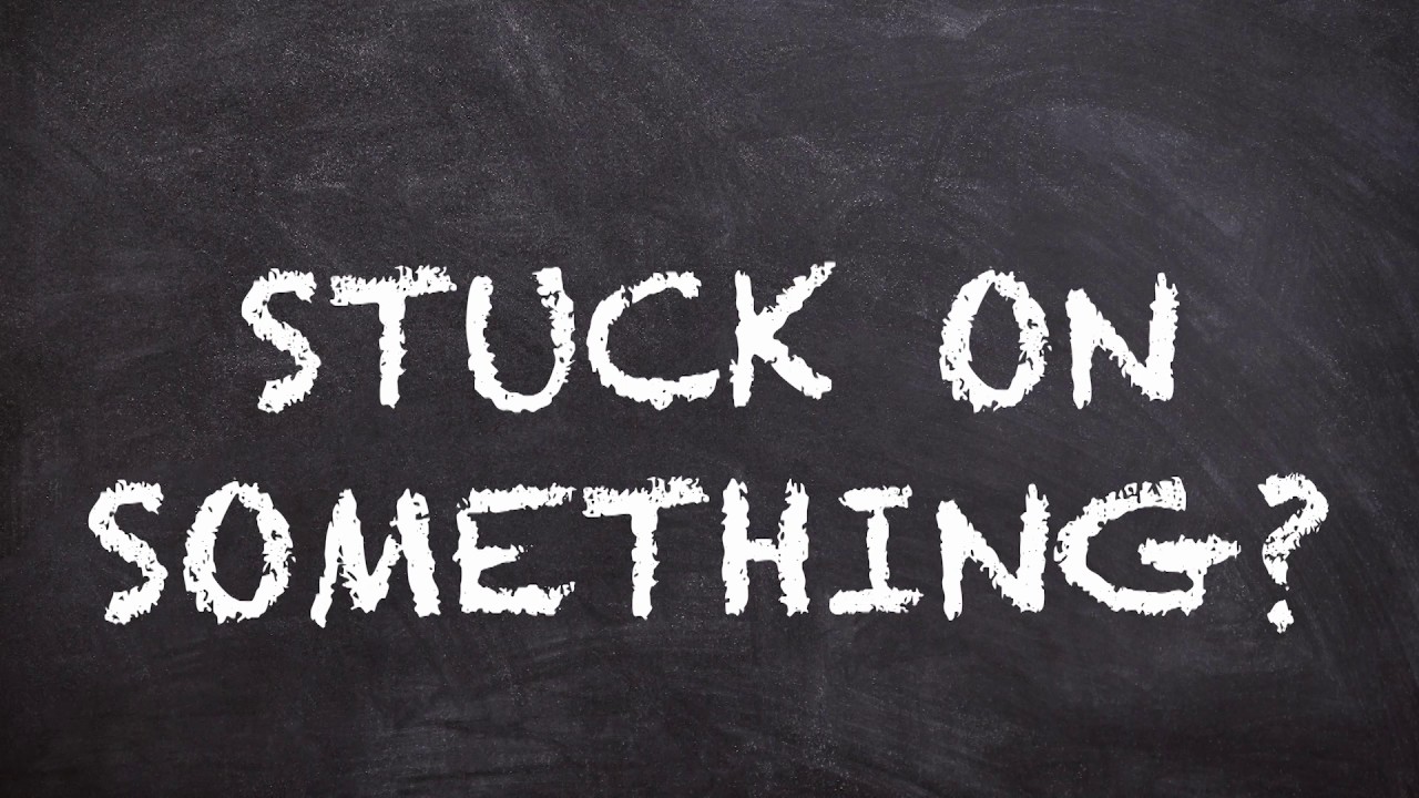 An ePortfolio for student success Screenshot that reads "Stuck on something?"