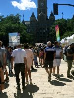 Hundreds of attendees at the Utah Arts Festival