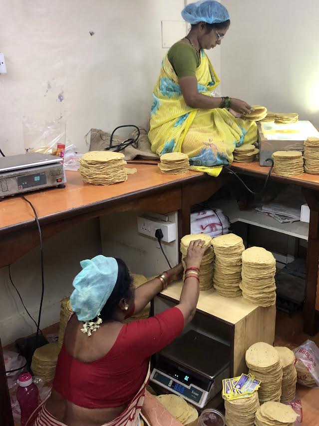 Lijjat Papad, a majority women-run enterprise Papa dum quality control