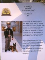 Tribute card for K9 Apollo