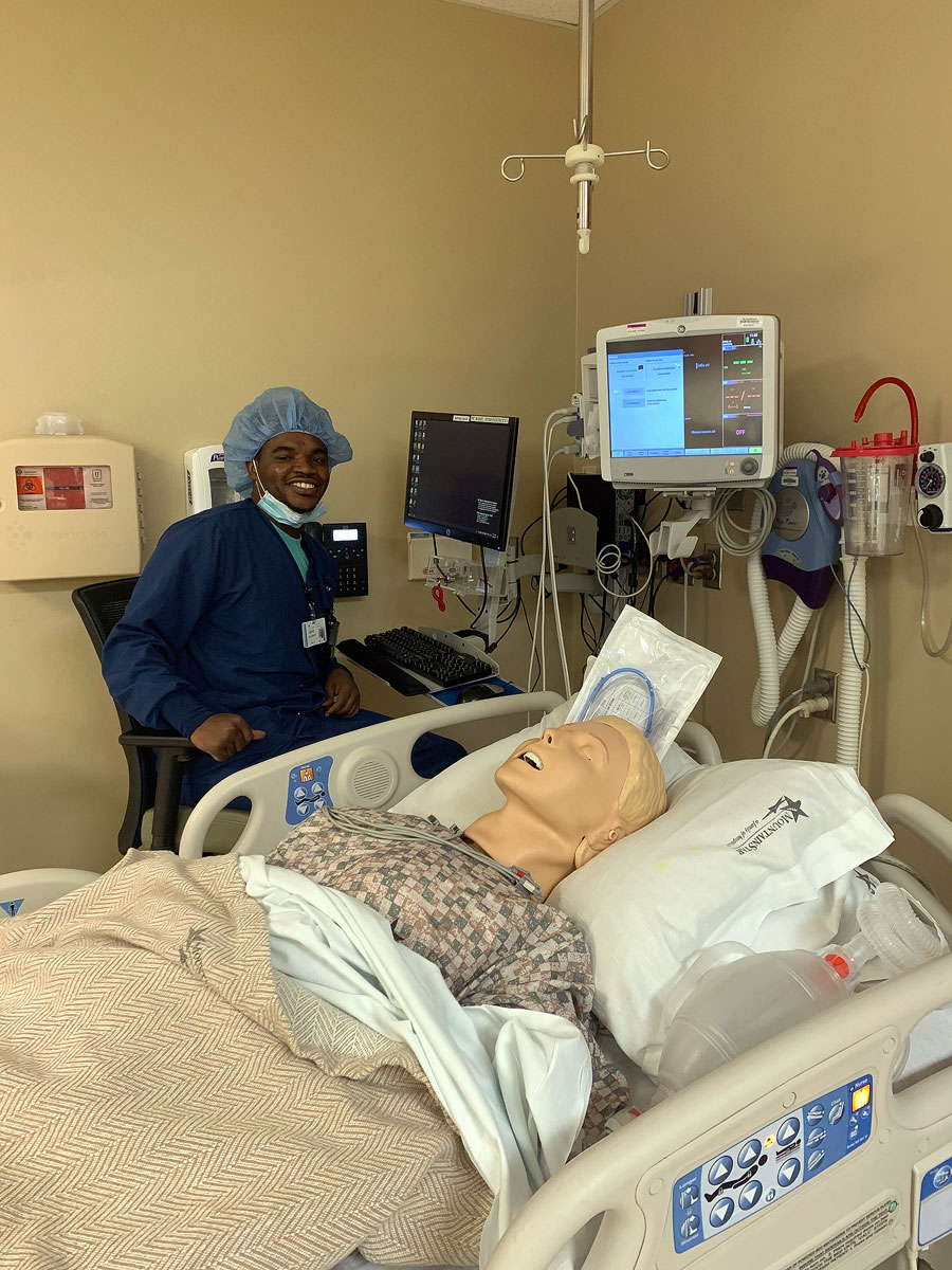 Nursing programs become more selective amid growing nursing shortage Kevin Guillaume learning to be a nurse