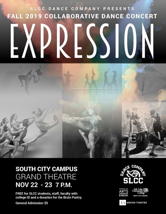 SLCC Dance Company presents ‘EXPRESSION’ "EXPRESSION" promotional poster