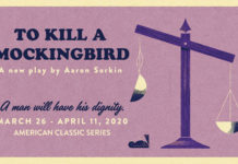 After legal delay, ‘To Kill a Mockingbird’ to premiere at Grand Theatre "To Kill a Mockingbird" banner