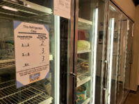 Refrigerator case inside a Bruin Pantry