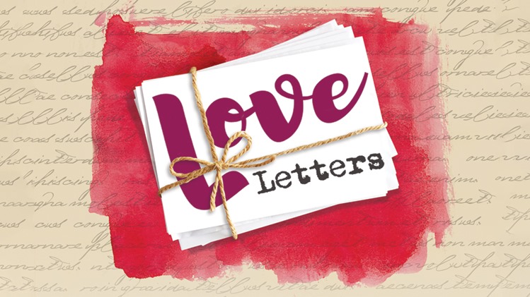 Send some love to a stranger this Valentine’s Day Love Letters graphic