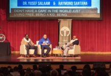 ‘Exonerated Five’ members talk about growing up in prison Yusef Salaam and Raymond Santana with A.C. Cox