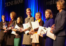 President Huftalin honored at Women’s Leadership Celebration at Sundance Film Festival Women's Leadership Celebration honorees stand together