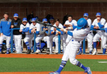 No. 20 SLCC baseball builds on experience Cade Perkins swings the bat