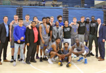Photos: SLCC men’s basketball vs. USU Eastern Men's basketball team photo