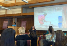 Attorney, author advocates for future of Wayuu people Estercilia Simanca Pushaina gives a presentation